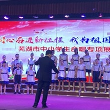 燃情开唱！芜湖市中小学生合唱专项展演活动顺利举行